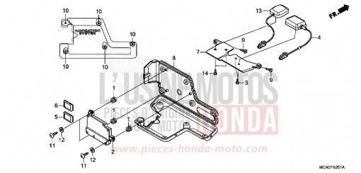UNITE DE NAVIGATION (GL1800C/D/E/F/G/H) GL1800F de 2015